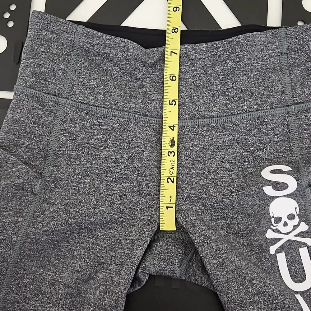 Lululemon‎ x SoulCycle Pace Rival Gray Cropped Leggings | Women's 2